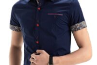 Big mens short sleeve dress shirts