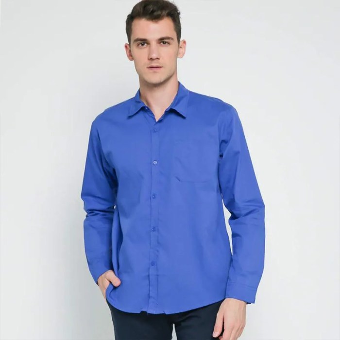 Mens aqua dress shirt