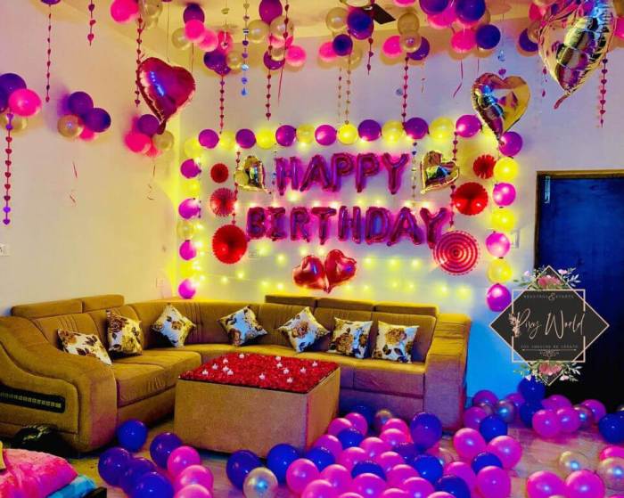 How to decorate room for a birthday party