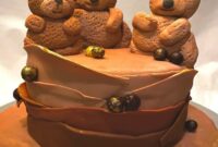 How to make teddy bear cake decoration