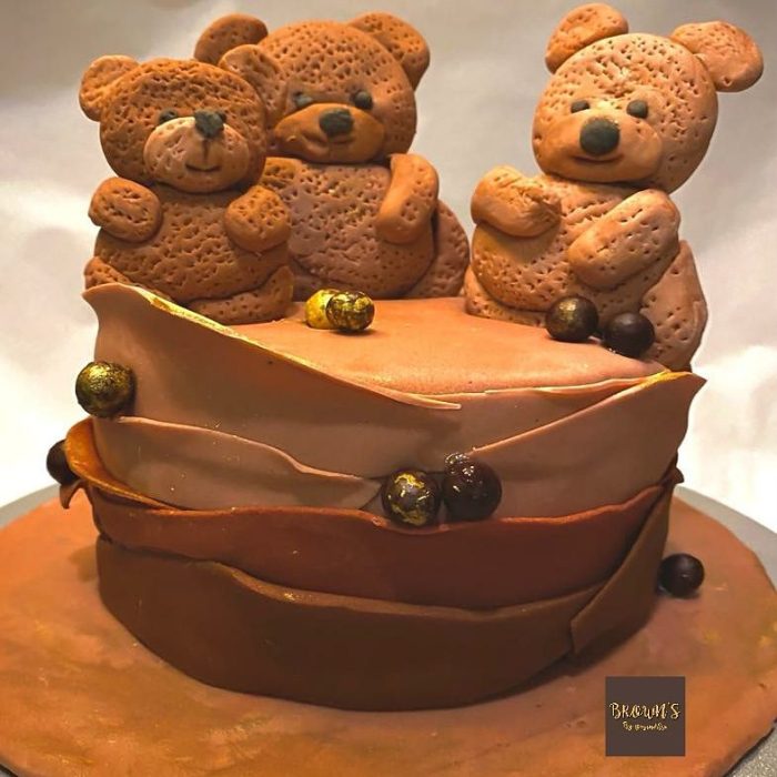 How to make teddy bear cake decoration