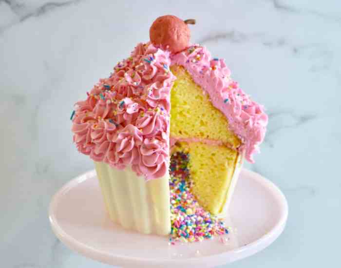 How to make a giant cupcake decoration