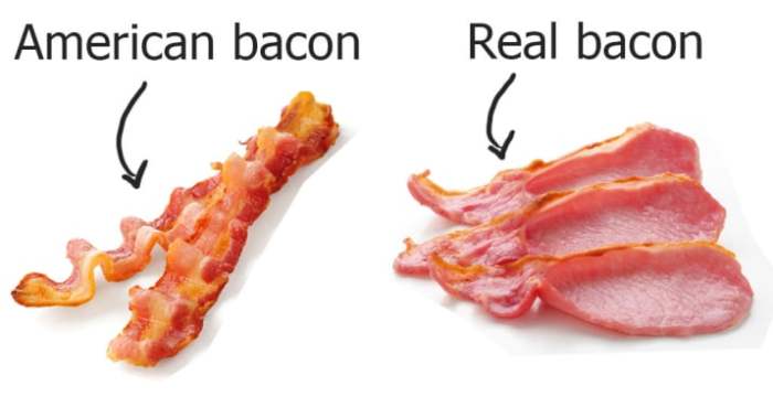 How to cook american style bacon