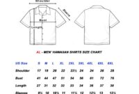 Dress shirt sizing for men