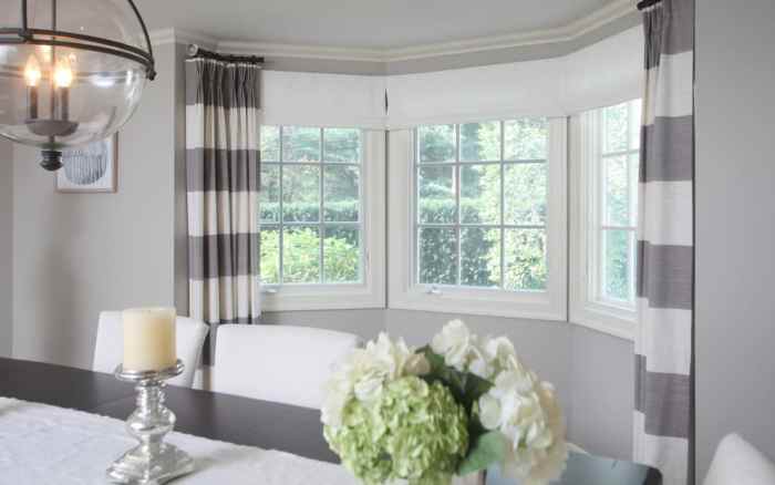 How to decorate bay window area