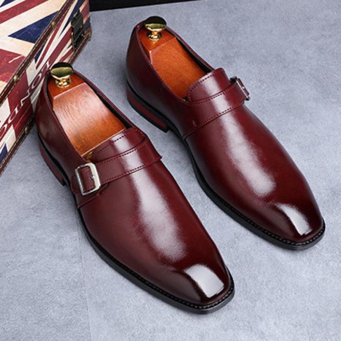 Mens burgandy dress shoes