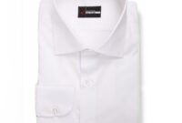 Men dress shirt white