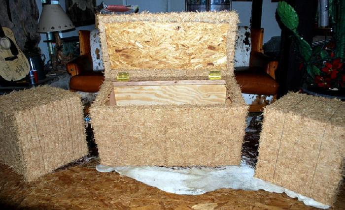 How to make fake hay bales for decoration