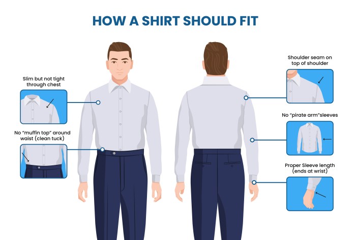 How to measure for men's dress shirt