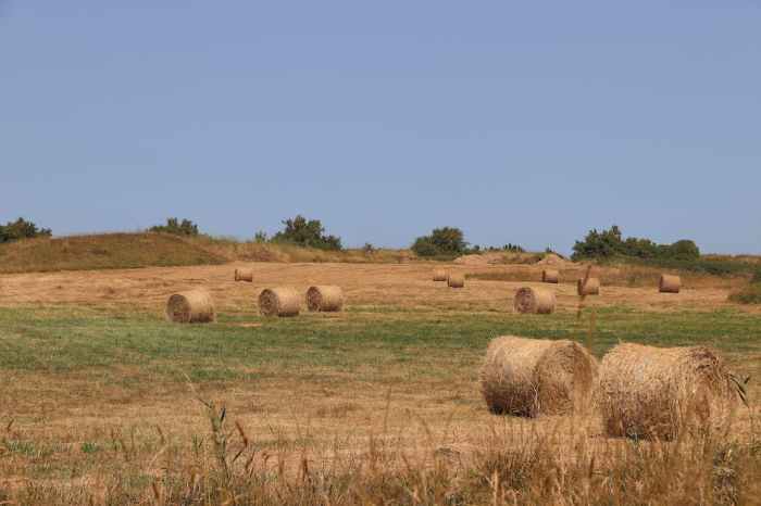 How to make fake hay bales for decoration