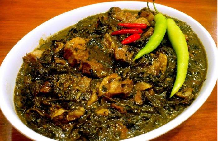 How to cook laing bicol style