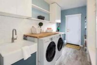 How to decorate a basement laundry room