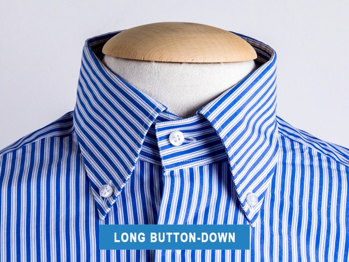 Mens button down collar dress shirt