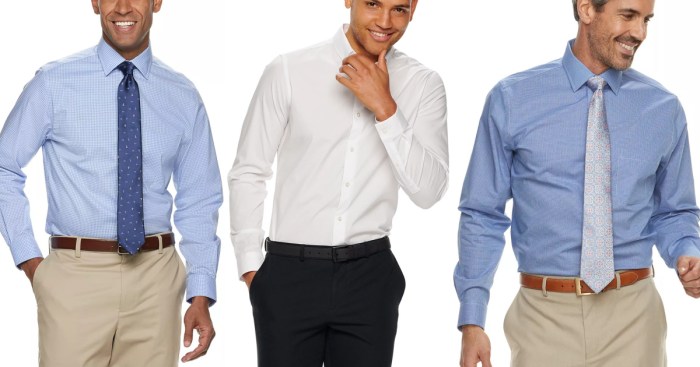 Kohls men's short sleeve dress shirts