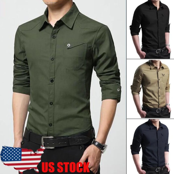 Thick mens dress shirts