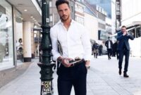 Mens white dress t shirts